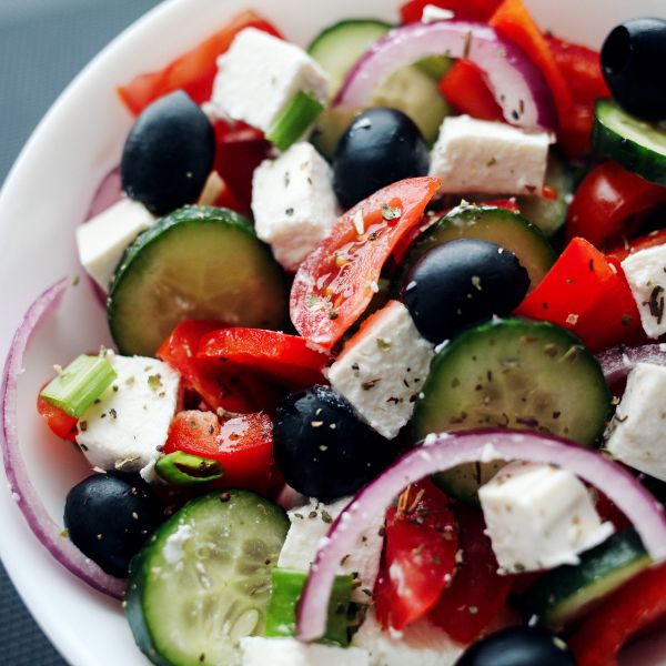 receita salada grega