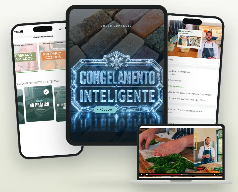 Curso Congelamento Inteligente no celular, tablet e computador